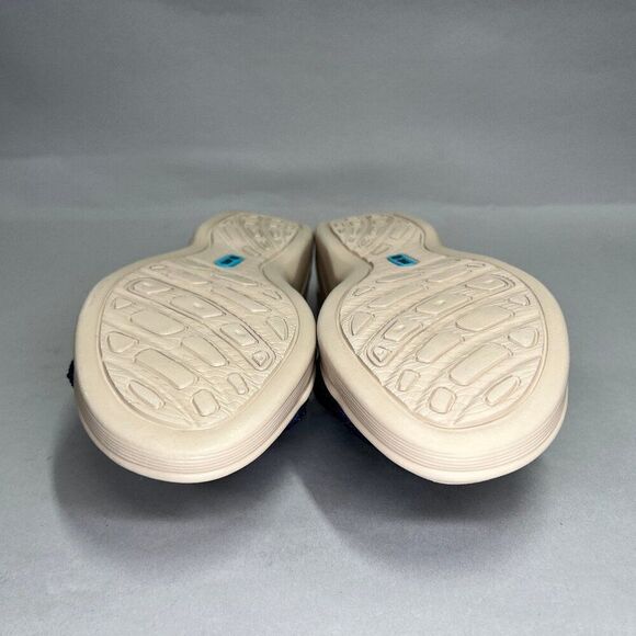 Bzees Dynasty Sandals Women's Size 8 Blue Bright Wedge Beach Slide‎ Flip Flops - Picture 10 of 11